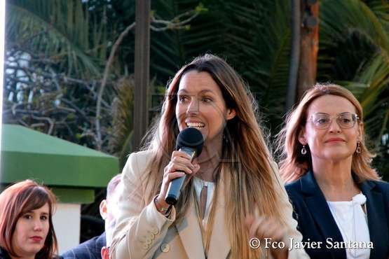 María Fernández, candidata de CC al Congreso por Las Palmas (Foto Francisco Javier Santana y Antonio Alí)